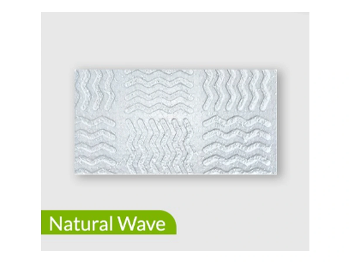Placa de forro de isopor Natural Wave com etiqueta original