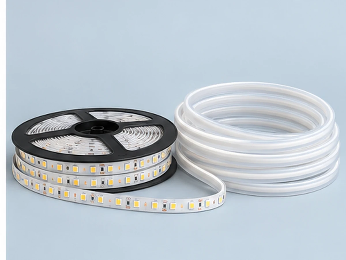 Rolos de fita e mangueira flexível de LED