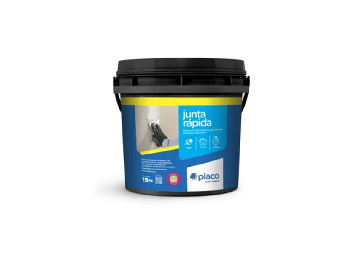 Embalagem Placomix E para tratamento de juntas de drywall