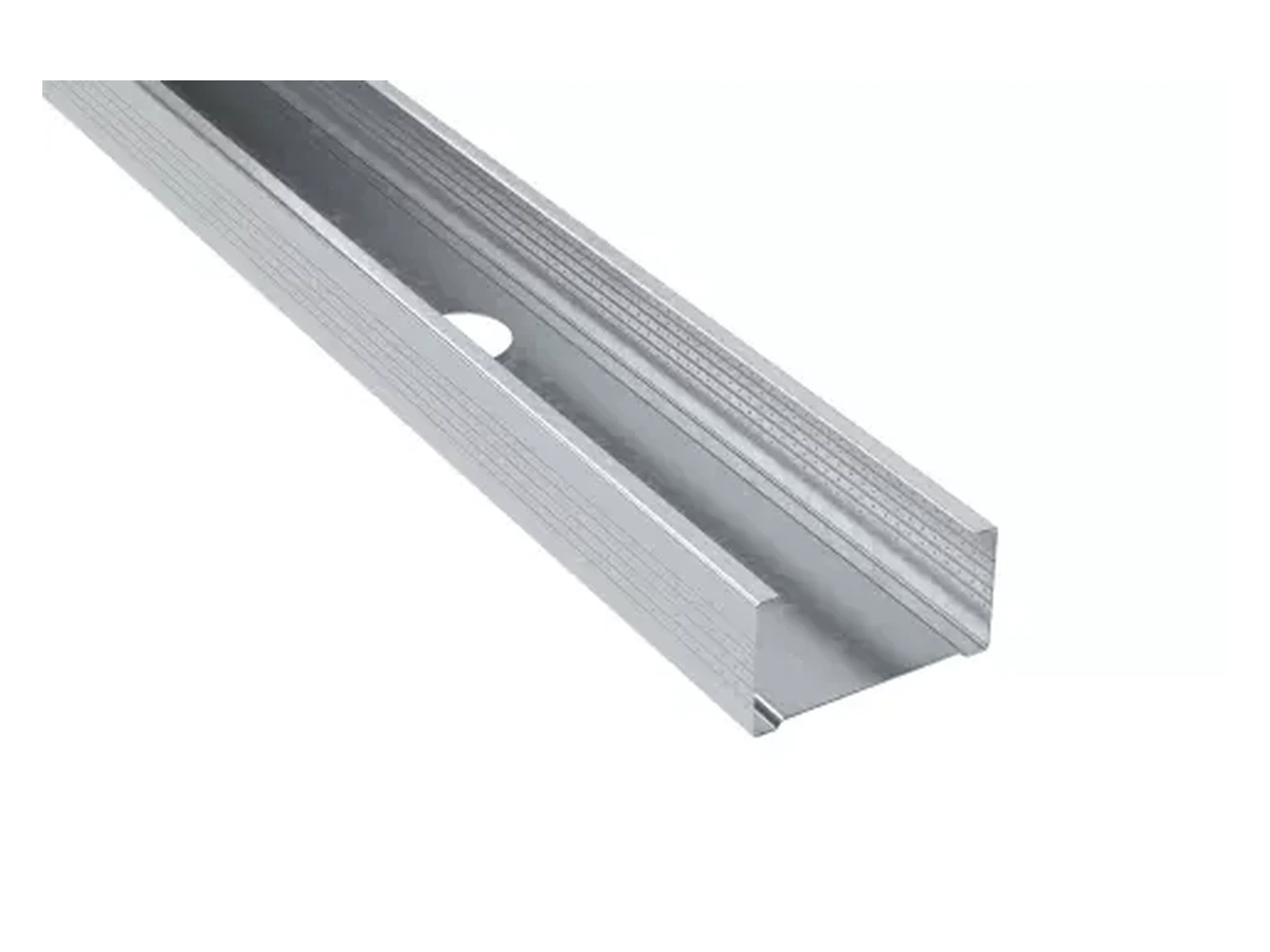 Montantes galvanizados para paredes de drywall