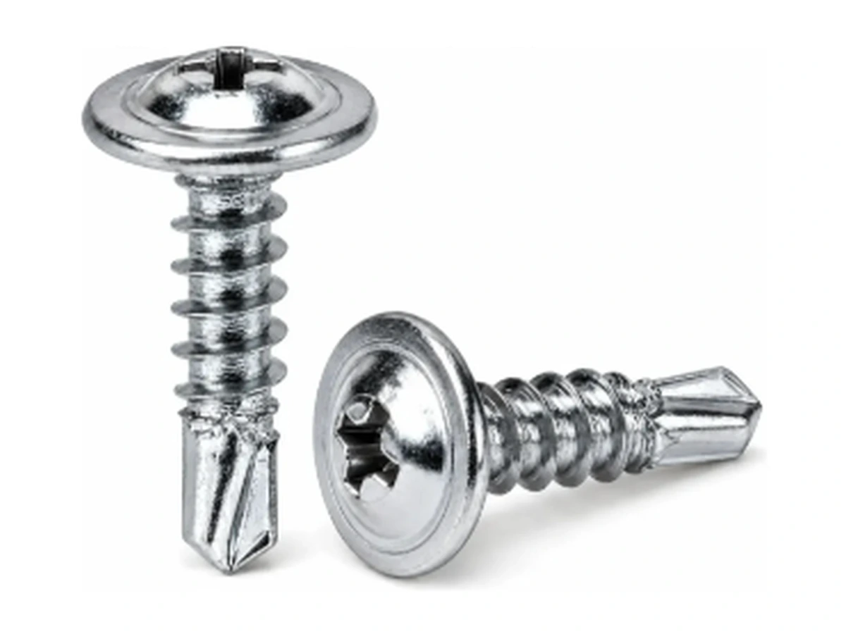 Parafusos com cabeça flangeada para perfil de Steel Frame